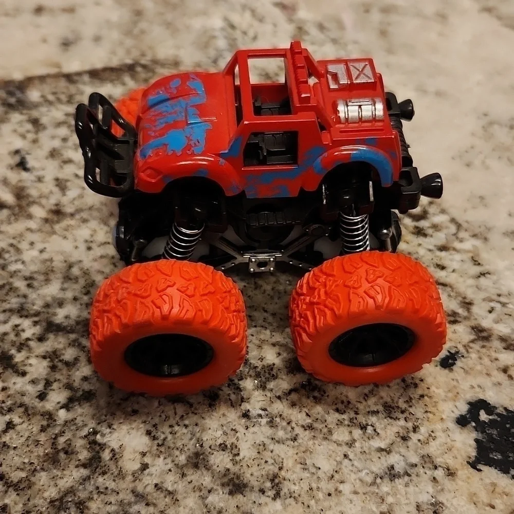 Rev-up monster jeep red